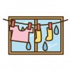 雨で洗濯物が濡れたら洗い直す？乾かない時やベランダ干ししたい時は？